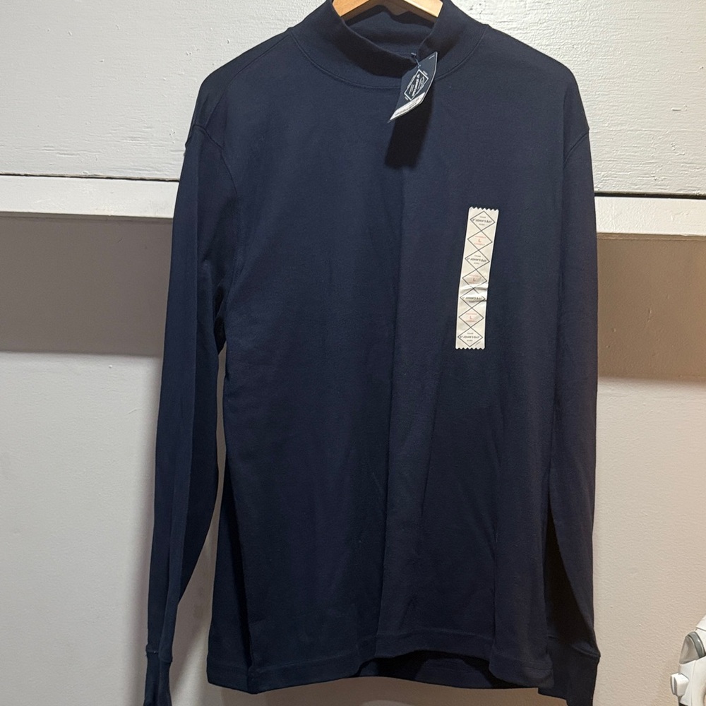 NWT St. John's Bay Dark Blue Long Sleeve Shirt
